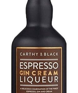 Carthy & Black Espresso Gin Cream Liqueur Fl 50